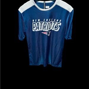 NFL Men’s Navy Blue and Grey New England Patriots Jersey